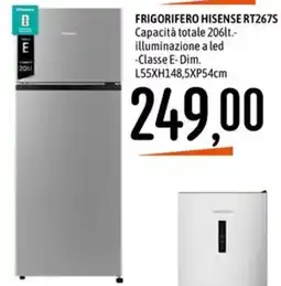 Emisfero FRIGORIFERO HISENSE RT267S offerta