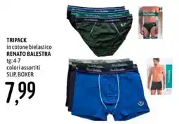 Emisfero TRIPACK in cotone bielastico RENATO BALESTRA offerta