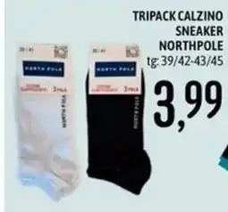 Emisfero TRIPACK CALZINO SNEAKER NORTHPOLE offerta
