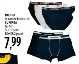 Emisfero INTIMO in cotone bielastico SUPERGA offerta