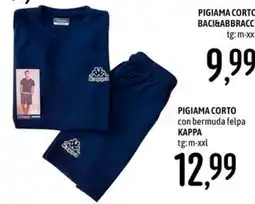 Emisfero PIGIAMA CORTO con bermuda felpa KAPPA offerta