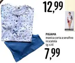 Emisfero Kappa pigiama manica corta a serafino in scatola offerta