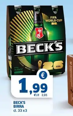 Sigma BECK'S BIRRA offerta
