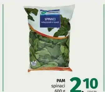 Pam Spinaci offerta