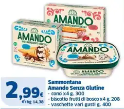 Sigma Sammontana Amandoo Senza Glutine offerta