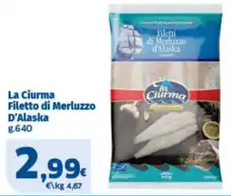 Sigma La Ciurma Filetto di Merluzzo D'Alaska offerta