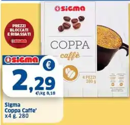 Sigma Sigma Coppa Caffè offerta