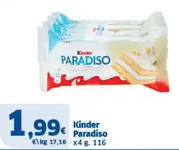 Sigma Kinder Paradiso offerta