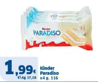 Sigma Kinder Paradiso offerta