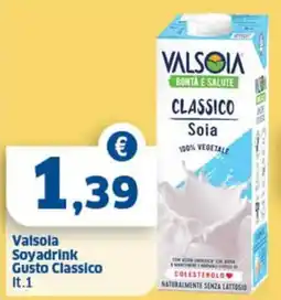 Sigma Valsola Soyadrink Gusto Classico offerta