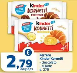 Sigma Ferrero Kinder Kornetti offerta