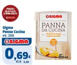 Sigma Sigma Panna Cucina offerta