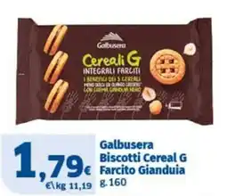 Sigma Galbusera Biscotti Cereal G Farcito Gianduia offerta