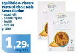 Sigma Equilibrio & Piacere Pasta Di Riso E Mais Senza Glutine offerta