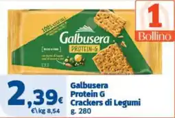 Sigma Galbusera Protein G Crackers di Legumi offerta