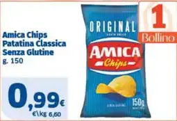 Sigma Amica Chips Patatina Classica Senza Glutine offerta