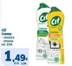 Sigma Cif Crema classica offerta