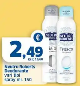 Sigma Neutro Roberts Deodorante offerta