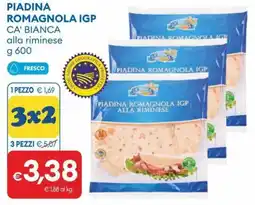 MD Discount PIADINA ROMAGNOLA IGP CA' BIANCA alla riminese offerta