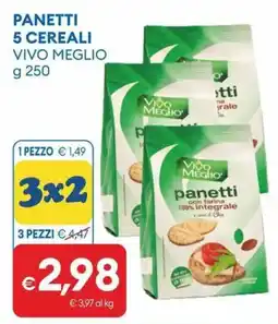 MD Discount Panetti 5 Cereali VIVO MEGLIO offerta