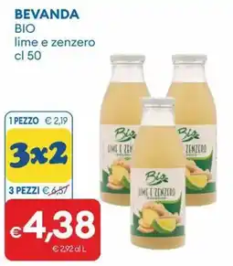 MD Discount Beveranda Bio lime e zenzero offerta