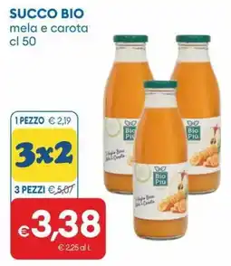MD Discount Succo Bio mela e carota Bio Più offerta