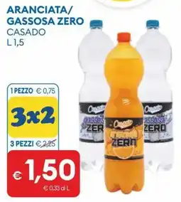 MD Discount Aranciata/ Gassosa Zero Casado offerta