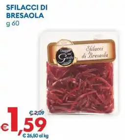 MD Discount Sfilacci di Bresaola Viaggio nel Gusto offerta