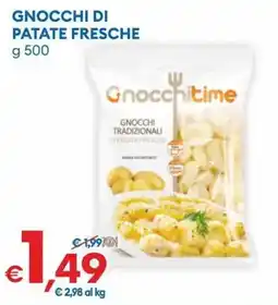 MD Discount Gnocchitime Gnocchi Tradizionali di Patate Fresche offerta
