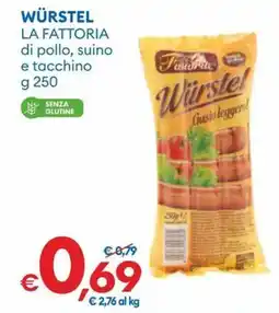 MD Discount Würstel LA FATTORIA offerta