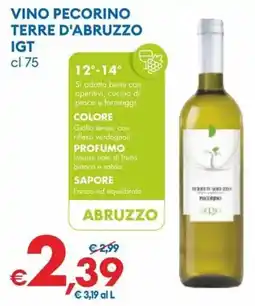 MD Discount Vino Pecorino Terre d'Abruzzo IGT offerta