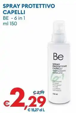MD Discount Spray Protettivo Capelli Be offerta