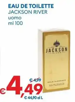 MD Discount Eau de Toilette Jackson River uomo offerta