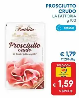 MD Discount Prosciutto crudo La Fattoria offerta
