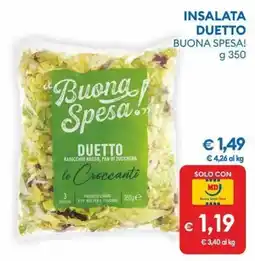 MD Discount INSALATA DUETTO BUONA SPESA! offerta