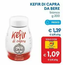 MD Discount Kefir di capra Girau Bianco offerta