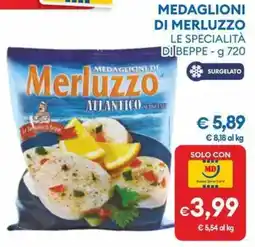 MD Discount Medaglioni di Merluzzo Dj Beppe offerta
