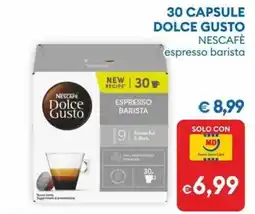 MD Discount Nescafé Dolce Gusto Espresso Barista offerta