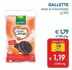 MD Discount Gallette mais e cioccolato gullón offerta