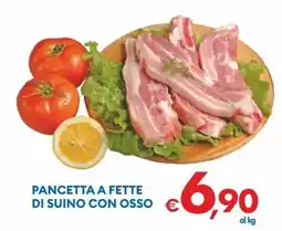MD Discount PANCETTA A FETTE DI SUINO CON OSSEO offerta