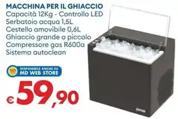 MD Discount MACCHINA PER IL GHIACCIO ZEPHIR offerta