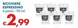 MD Discount Bicchiere Espresso offerta