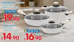 MD Discount CASSERUOLA - 2 manici nido d'ape offerta