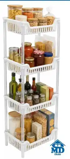 MD Discount MD casa scaffaletto 4 ripiani offerta