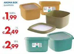 MD Discount AROMA BOX quadrato offerta