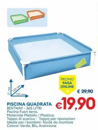 PISCINA QUADRATA BESTWAY