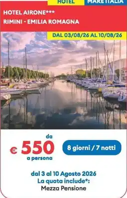 MD Discount HOTEL AIRONE*** offerta