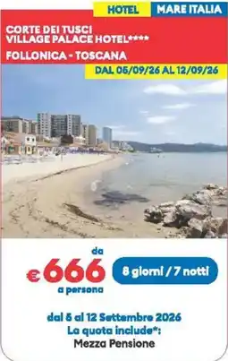 MD Discount Corte dei Tusci Village Palace Hotel**** offerta