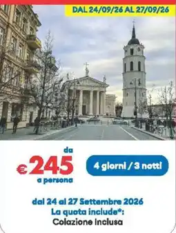 MD Discount 4 giorni / 3 notti offerta