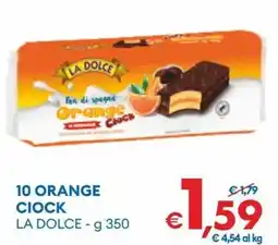 MD Discount 10 ORANGE CIOCK LA DOLCE offerta